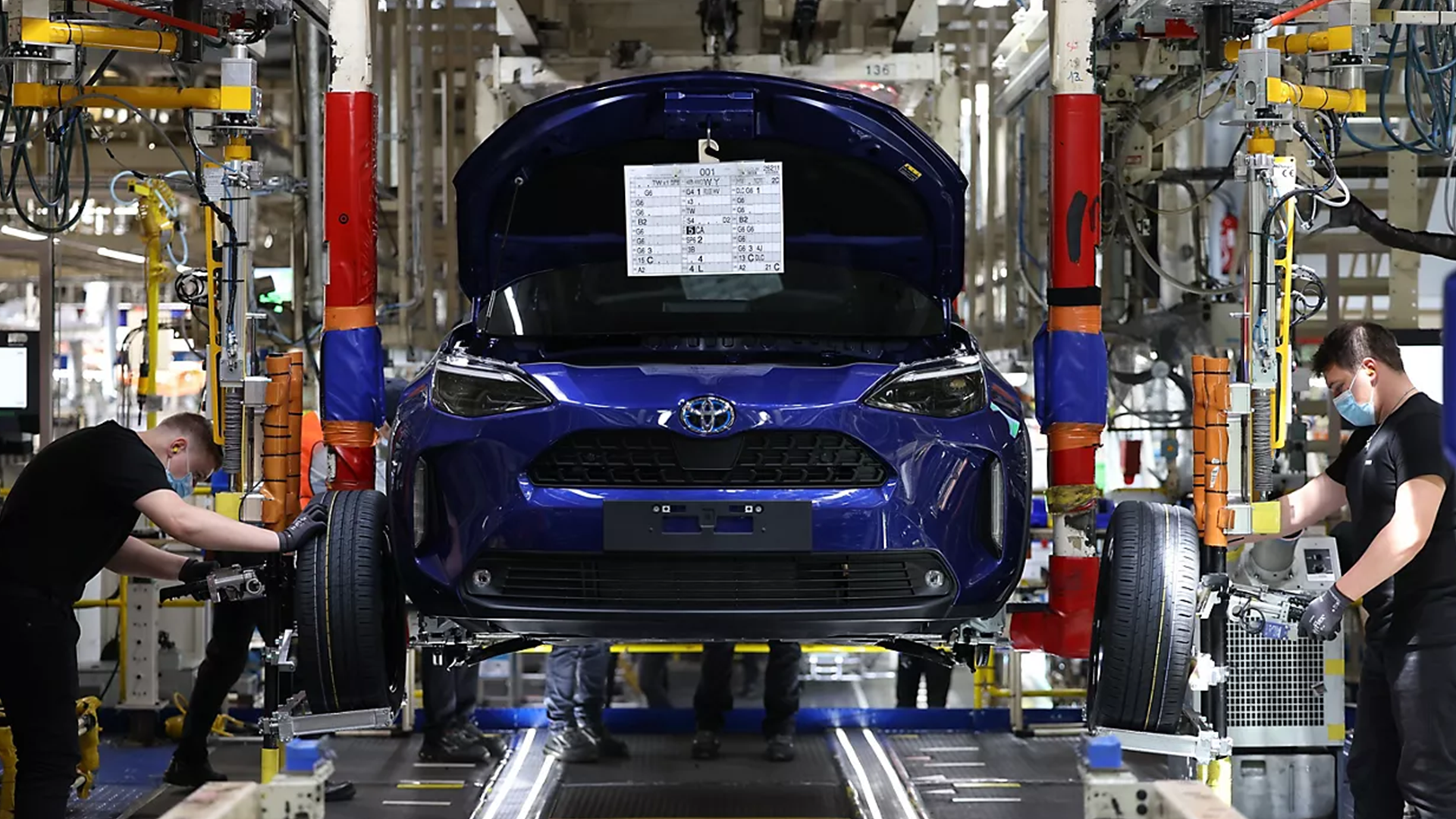 toyota küresel araç üretimi ağustos